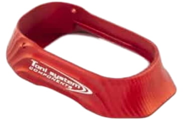 Image of Toni System Magwell In Aluminum for CZ P10C, Red, MCZP10-RE