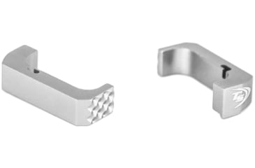 Image of Toni System Oversized Interchangeable Magazine Release for Glock Gen. 4 And 5, Silver, PMPG5-SI