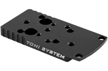 Image of Toni System Red Dot Base Plate Type B for Tanfoglio Stock II Optic, Black, OPXTAN2B