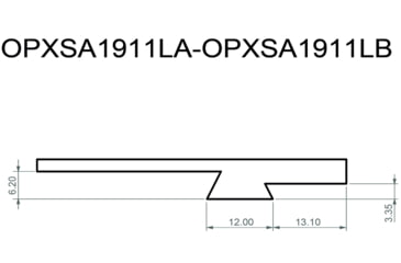 Image of Toni System Type B Dovetail Adaptor Plate, RTS, Black, OPXSA1911LB