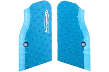Image of Toni System Vibram Short Grips - Large Frame for Tanfoglio, Blue, GTVC-BL