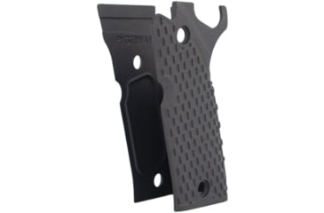 Image of Toni System Wraparound Track Grips In Polymer for Beretta 92X, Black, PYGTRWA92X-BK