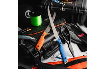 Image of Toor Knives Avalaon Fixed Blade Knife, 9in, CPM 154 Steel, G10 Handle, Tidal Blue, Dark Grey, Avalon - Tidal Blue