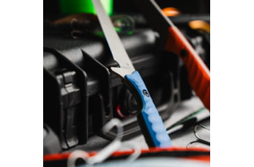 Image of Toor Knives Avalaon Fixed Blade Knife, 9in, CPM 154 Steel, G10 Handle, Tidal Blue, Dark Grey, Avalon - Tidal Blue