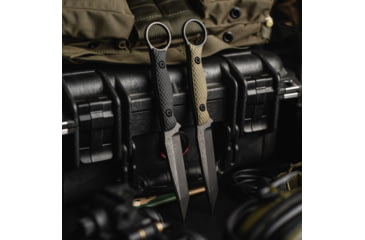 Image of Toor Knives Dealer Exclusive Phosphor Green Serpent Fixed Blade Knife, 3.75in, Steel CPM3V, G10 Handle, Serpent-DE