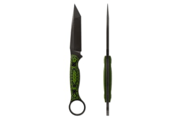 Image of Toor Knives Dealer Exclusive Phosphor Green Serpent Fixed Blade Knife, 3.75in, Steel CPM3V, G10 Handle, Serpent-DE
