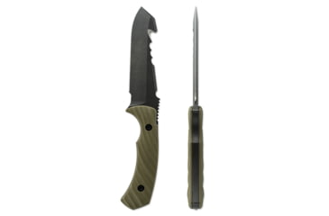Image of Toor Knives Egress Fixed Blade Knife, 4.875 in CPM-S35VN Steel Blade, G10 Covert Green Handle, Egress-Covert Green