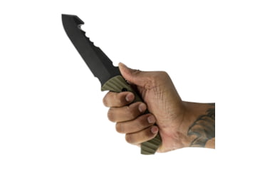 Image of Toor Knives Egress Fixed Blade Knife, 4.875 in CPM-S35VN Steel Blade, G10 Covert Green Handle, Egress-Covert Green