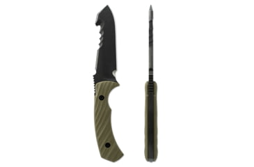 Image of Toor Knives Egress Fixed Blade Knife, 4.875 in CPM-S35VN Steel Blade, G10 Covert Green Handle, Egress-Covert Green