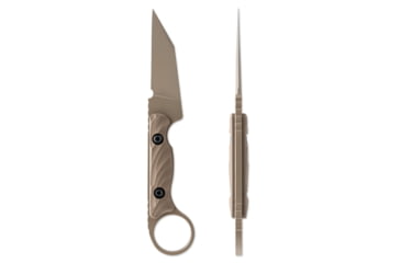 Image of Toor Knives Jank Shank Pikal Fixed Blade Knife, 3in, CPM 154, G10, Earth, MAS Grey, Jank Shank Pikal - Earth