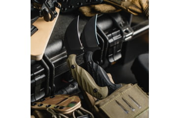 Image of Toor Knives Karsumba Fixed Blade Knife, 2.5in, CPM 154 Steel, Canvas Micarta Handle, Carbon, Karsumba-Carbon