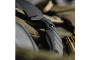 Image of Toor Knives Karsumba Fixed Blade Knife, 2.5in, CPM 154 Steel, Canvas Micarta Handle, Carbon, Karsumba-Carbon