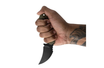 Image of Toor Knives Karsumba Fixed Blade Knife, 2.5in, CPM 154 Steel, Canvas Micarta Handle, Covert Green, Karsumba-Covert Green