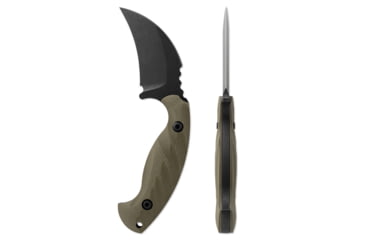 Image of Toor Knives Karsumba Fixed Blade Knife, 2.5in, CPM 154 Steel, Canvas Micarta Handle, Covert Green, Karsumba-Covert Green