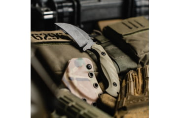 Image of Toor Knives Karsumba Fixed Blade Knife, 2.5in, CPM 154 Steel, Canvas Micarta Handle, Outlaw, Karsumba-Outlaw