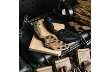 Image of Toor Knives Karsumba Fixed Blade Knife, 2.5in, CPM 154 Steel, Canvas Micarta Handle, Outlaw, Karsumba-Outlaw