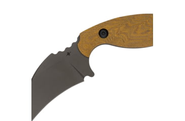 Image of Toor Knives Karsumba Fixed Blade Knife, 2.5in, CPM S35VN, Canvas Micarta Handle, Burlap Natural, Karsumba-Burlap Natural