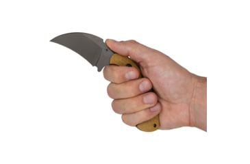 Image of Toor Knives Karsumba Fixed Blade Knife, 2.5in, CPM S35VN, Canvas Micarta Handle, Burlap Natural, Karsumba-Burlap Natural