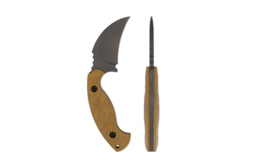 Image of Toor Knives Karsumba Fixed Blade Knife, 2.5in, CPM S35VN, Canvas Micarta Handle, Burlap Natural, Karsumba-Burlap Natural