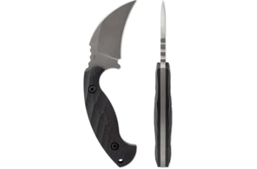 Image of Toor Knives Karsumba Fixed Blade Knife, 2.5in, CPM S35VN Steel, Canvas Micarta Handle, Burlap Black, Karsumba-Burlap Black