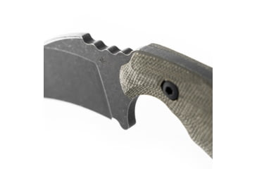 Image of Toor Knives Karsumba Fixed Blade Knife, 2.5in, CPM S35VN Steel, Canvas Micarta Handle, Burlap Green, Karsumba-Burlap Green