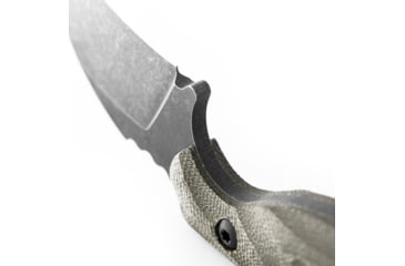 Image of Toor Knives Karsumba Fixed Blade Knife, 2.5in, CPM S35VN Steel, Canvas Micarta Handle, Burlap Green, Karsumba-Burlap Green