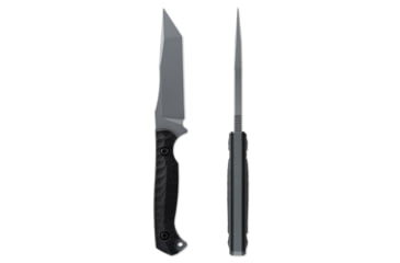 Image of Toor Knives Krypteia T Fixed Blade Knife, 4in, CPM M4 Steel, G10 Handle, Phantom Grey, Black Hydro Static, Krypteia T - Phantom Grey