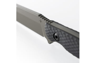 Image of Toor Knives Serpent Fixed Blade Knife, 3.75in, CPM 3V Steel, G10 Handle, Caiman Green, Serpent-Caiman Green, EDEMO1