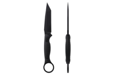 Image of Toor Knives Serpent Fixed Blade Knife, 3.75in, CPM 3V Steel, G10 Handle, Shadow Black, Serpent-Shadow Black
