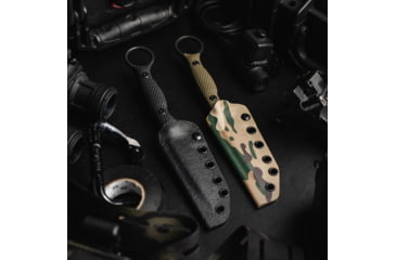 Image of Toor Knives Serpent Fixed Blade Knife, 3.75in, Steel CPM3V, G10 Handle, Caiman Green, Serpent-Covert Green