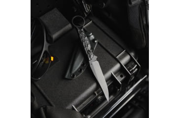 Image of Toor Knives Serpent S Fixed Blade Knife, 3.75in, CPM M4 Steel, G10 Handle, Phantom Grey, Black Hydro Static, Serpent S - Phantom Grey