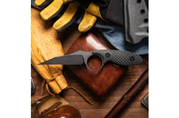 Image of Toor Knives SOF Cortano Fixed Blade Knife, 3.175in, CPM-M4, Wharncliffe, G10 Handle, SoCom Black, The Cortano- Socom Black