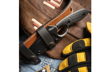 Image of Toor Knives SOF Cortano Fixed Blade Knife, 3.175in, CPM-M4, Wharncliffe, G10 Handle, SoCom Black, The Cortano- Socom Black