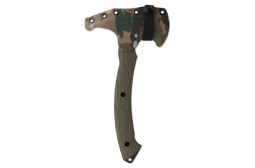 Image of Toor Knives Tomahawk Axe, 5.75in, D2 Steel, G10 Handle, Covert Green, Tomahawk-Covert Green