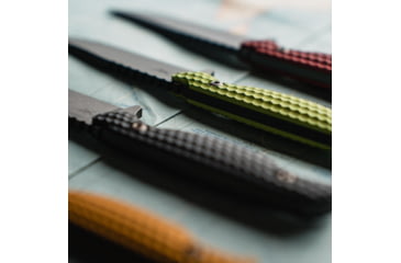 Image of Toor Knives Toor Knives Mutiny Fixed Blade Knife, 4.0 in, CPM 154, Plain, Aluminum 7075 Sea Green, Premium Grey, Mutiny-Sea Green
