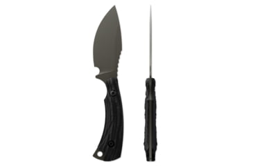 Image of Toor Knives Vellum Fixed Blade Knife, 3.5in, CPM 154, Ebony Handle, Spanish Moss, Vellum-Spanish Moss