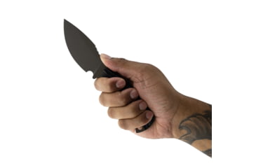 Image of Toor Knives Vellum Fixed Blade Knife, 3.5in, CPM 154, Ebony Handle, Spanish Moss, Vellum-Spanish Moss