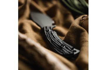 Image of Toor Knives Vellum Fixed Blade Knife, 3.5in, CPM 154, Ebony Handle, Spanish Moss, Vellum-Spanish Moss