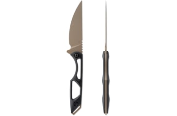 Image of Toor Knives Willow Fixed Blade Knife, 3.75in, CPM 3V Steel, Black, G10, Canyon Drab, Willow - Canyon Drab