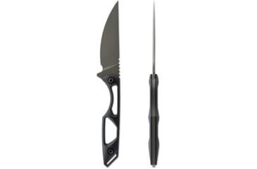 Image of Toor Knives Willow Fixed Blade Knife, 3.75in, CPM 3V Steel, Black, G10, Spanish Moss, Willow - Spanish Moss