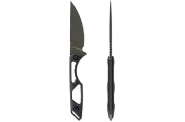 Image of Toor Knives Willow Fixed Blade Knife, 3.75in, CPM 3V Steel, Black, G10, Spanish Moss, Willow - Spanish Moss