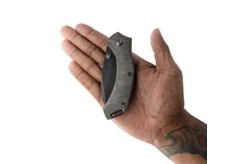 Image of Toor Knives XT1 Charlie Folding Knife, 3.25 in, CPM S35VN, 6Al4v Titanium, Carbon, XT1-Charlie-Carbon