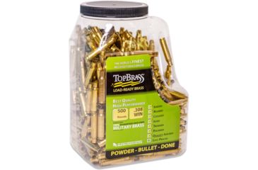 Image of Top Brass .308 Winchester Premium Reconditioned Brass, 1000 Count, Jug, 8B308WINMY-5C-J
