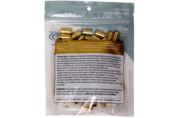 Image of Top Brass 9mm Luger Reconditioned Brass, 100 Count, Pouch, 6B9MMLUGXY-100