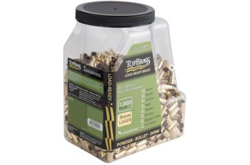 Image of Top Brass 9mm Luger Reconditioned Brass, 1000 Count, Jug, 6B9MMLUGXY-M-J