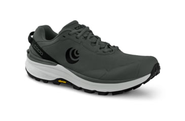 Image of Topo Athletic Traverse Thru-Hiking Trail Running Shoes - Mens, Grey/Charcoal, 7.0 US/Wide, M059-070W-GRYCHA