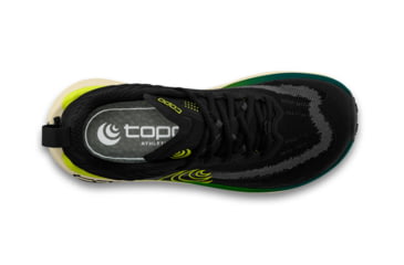 Image of Topo Athletic Vista Trail Running Shoes - Mens, Black/Lime, 8.0 US, M088-080-BLKLIM