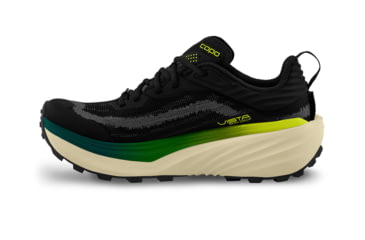 Image of Topo Athletic Vista Trail Running Shoes - Mens, Black/Lime, 8.0 US, M088-080-BLKLIM