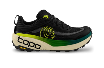 Image of Topo Athletic Vista Trail Running Shoes - Mens, Black/Lime, 8.0 US, M088-080-BLKLIM