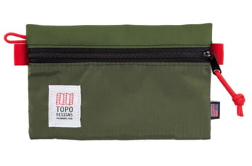 Image of Topo Designs Accessory Bags, Olive, Small, TDAB014OLSM
